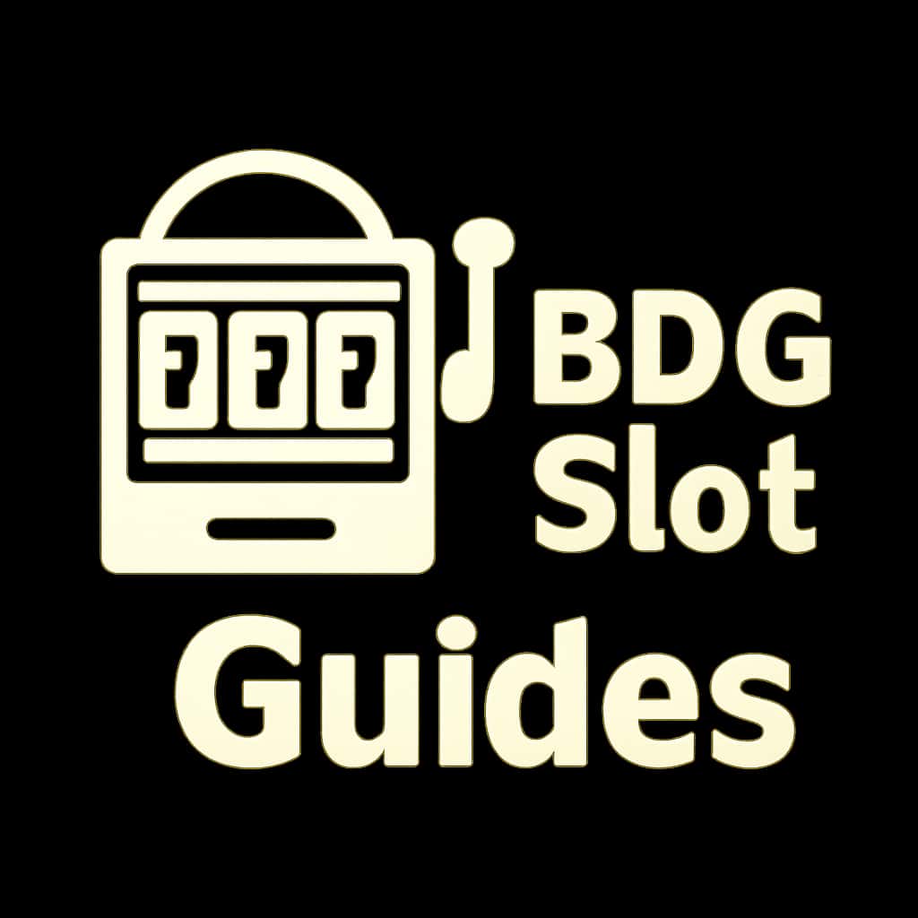 An icon representing BDG Slot Guides, highlighting its purpose as a resource.