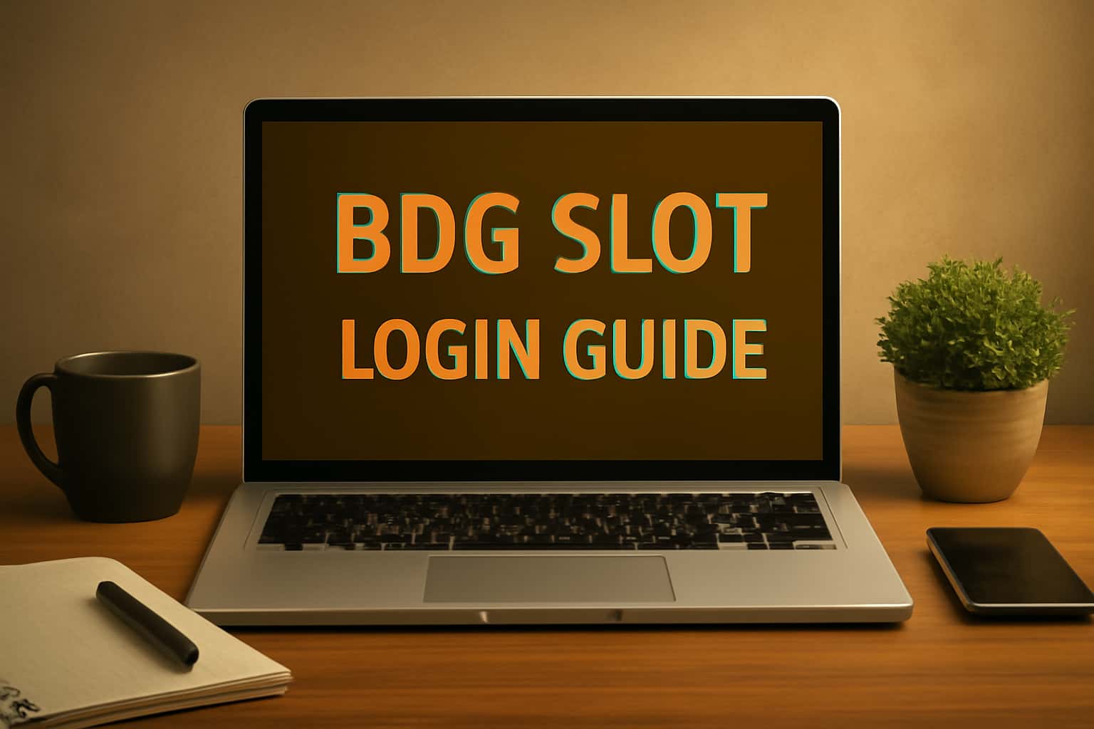 An informative graphic depicting the BDG Slot Login Guide.