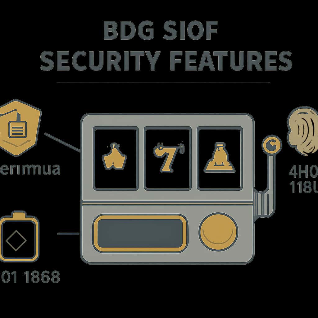 An educational diagram illustrating the security protocols of BDG Slot.