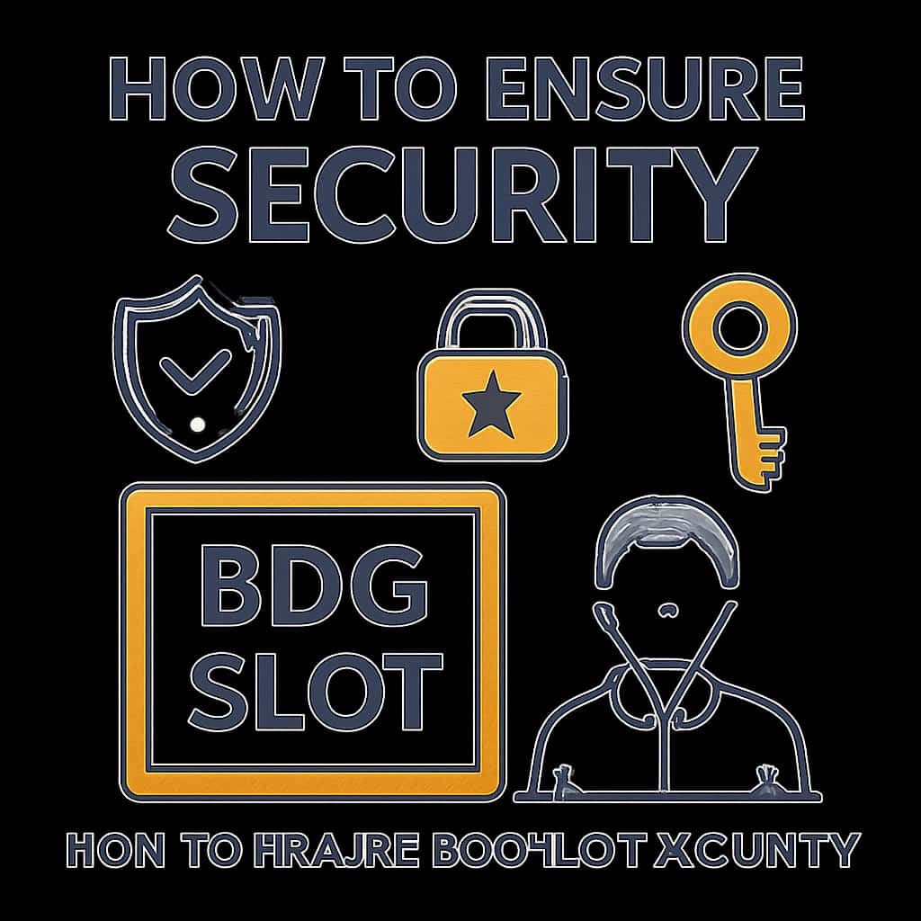 An educational diagram illustrating BDG Slot security measures.