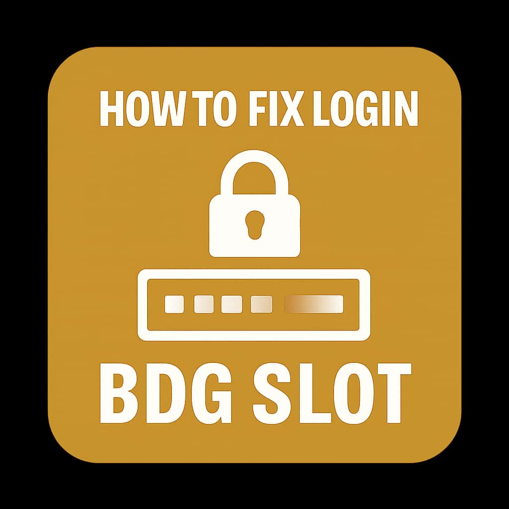 Icon representing BDG Slot login support.