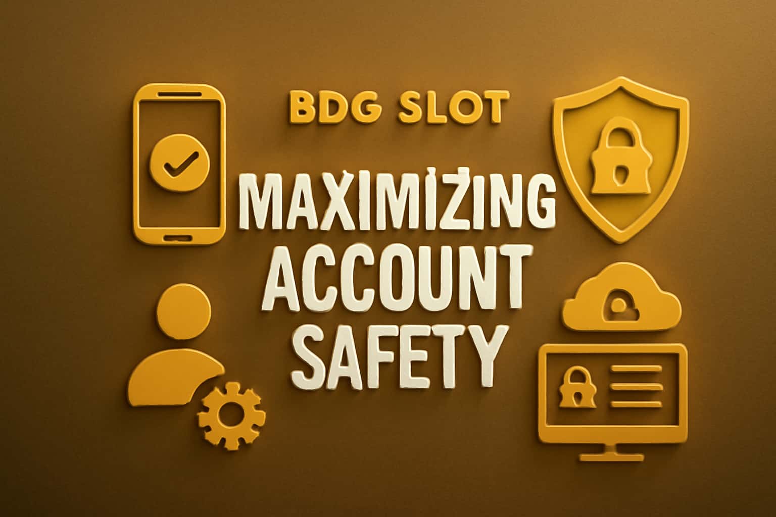 A visual representation of account safety strategies for BDG Slot.