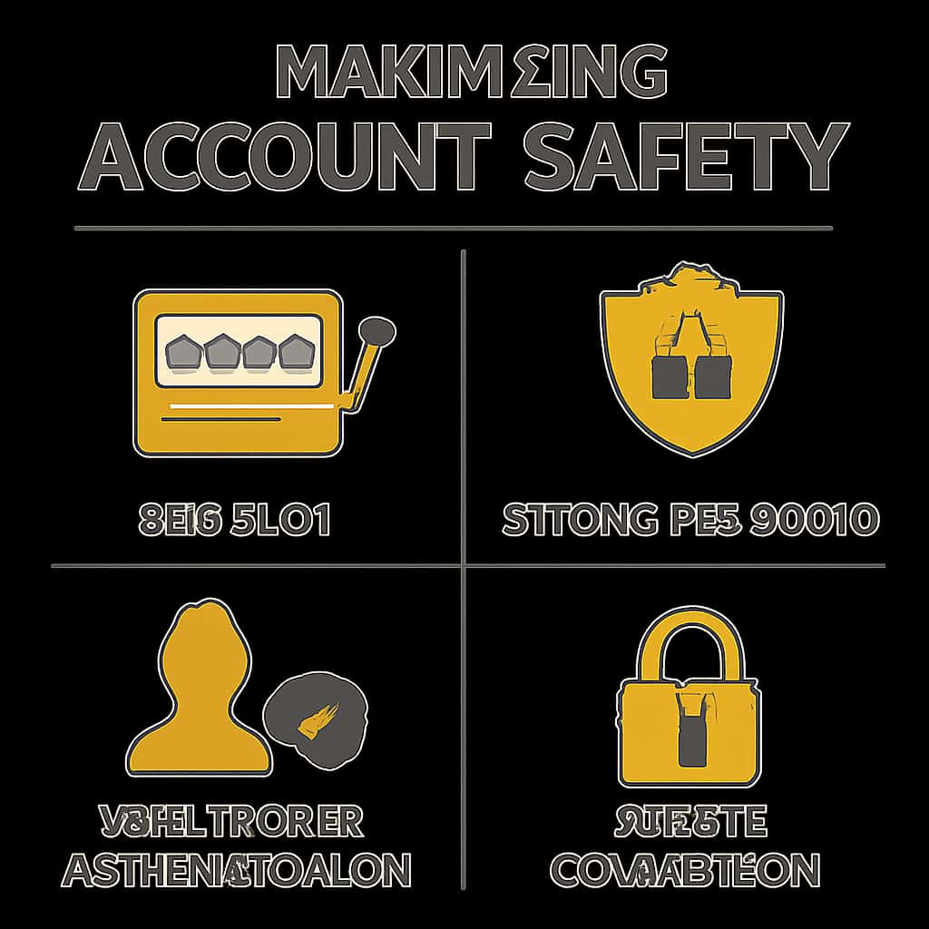 Illustration of safety features for BDG Slot accounts.