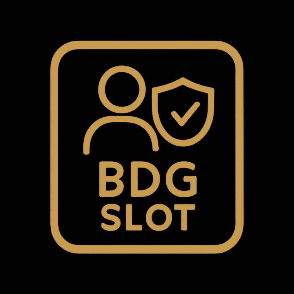 An icon representing account security for BDG Slot, showcasing the text 'BDG Slot'.