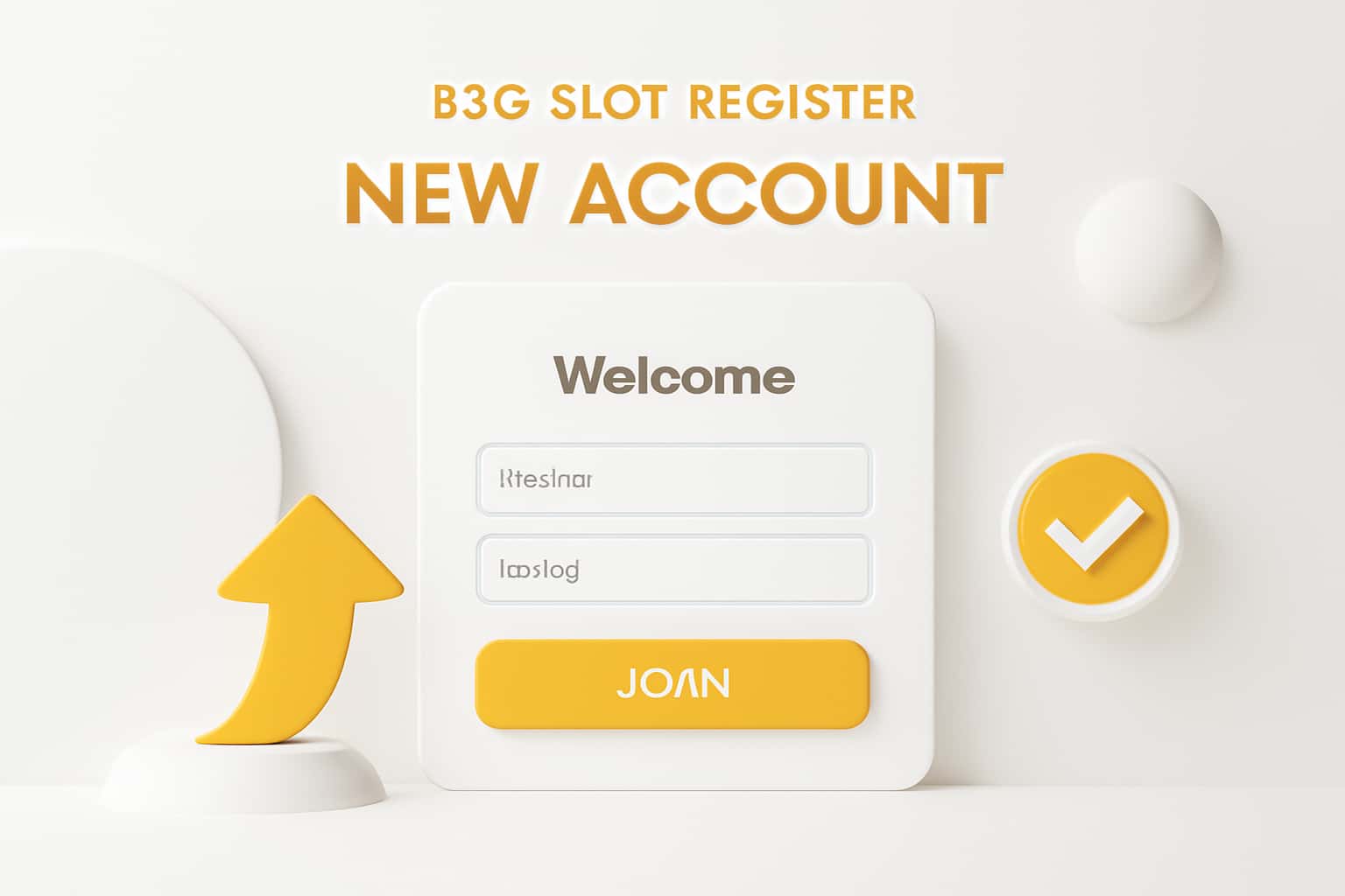 BDG Slot Register - New Account Interface