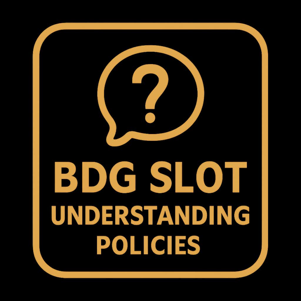 Icon depicting BDG Slot policies.